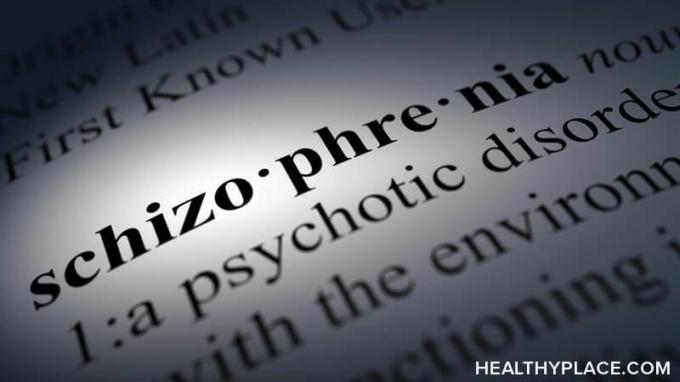 Schizofreni är en allvarlig psykisk sjukdom. Lär dig definitionen och betydelsen av schizofreni och vad det innebär att leva med den på HealthyPlace.com.