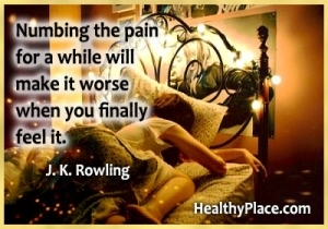 Depression citat - Om du anstränger smärtan ett tag kommer det att bli värre när du äntligen känner till den.