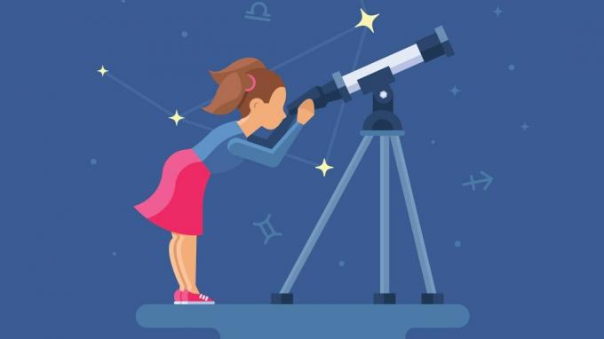 En tonåring med ADHD tittar genom ett teleskop och ger sig själv möjlighet att nå ut till stjärnorna