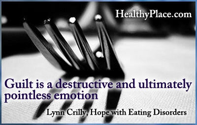 Citat om ätstörningar - Skuld är en destruktiv och slutligen meningslös känsla.