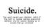 Självmord och själviskhet Stigma