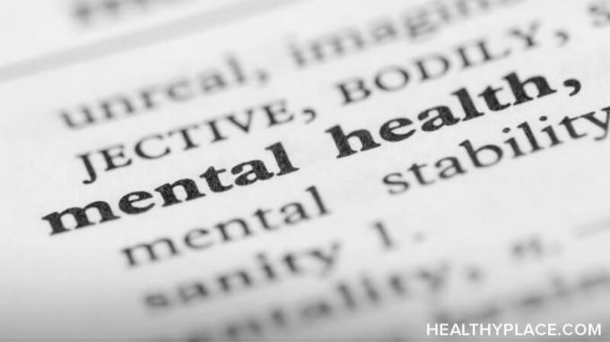 Definitionen av mental hälsa är annorlunda än mental sjukdom. Skaffa definitionen av mental hälsa och se hur det gäller dig på HealthyPlace.com.