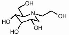 Miglitol kemisk struktur